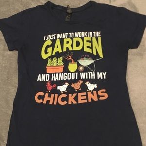 “I Just Want to Work in the Garden” shirt